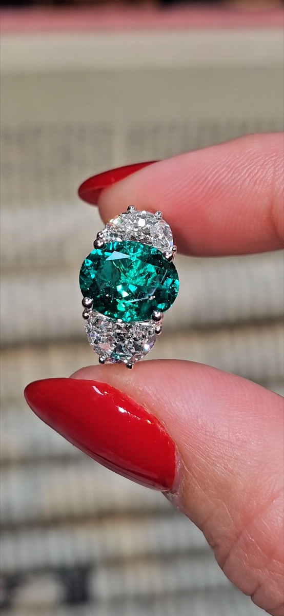 Emerald close-up