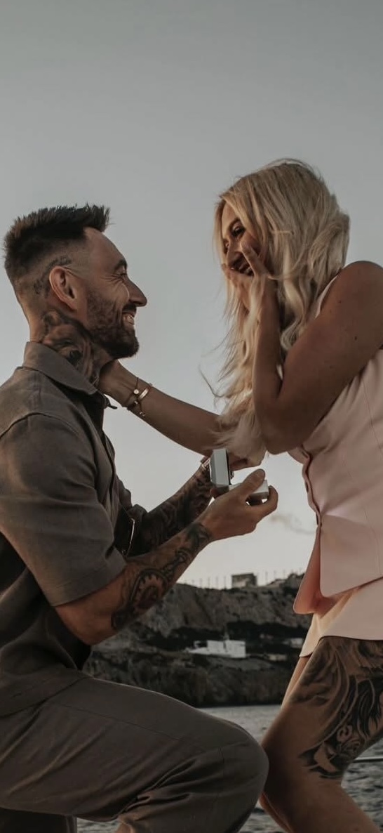 The moment, sunset proposal